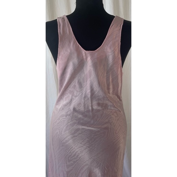 90’s Vintage Monochrome Prink Pale Punk Maxi Slip Nightgown - Picture 11 of 13